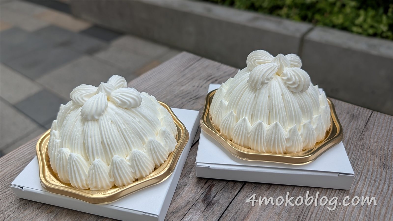 東京會舘の名物ケーキ「マロンシャンテリー」ふたつ